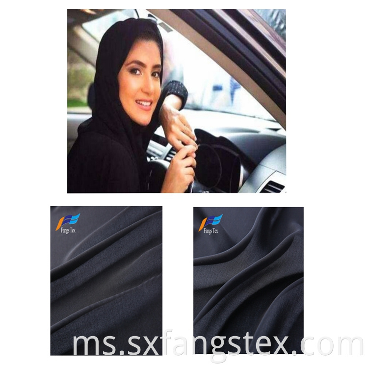 Islamic Muslim 30d Wool Chiffon Arab Hijab Fabric